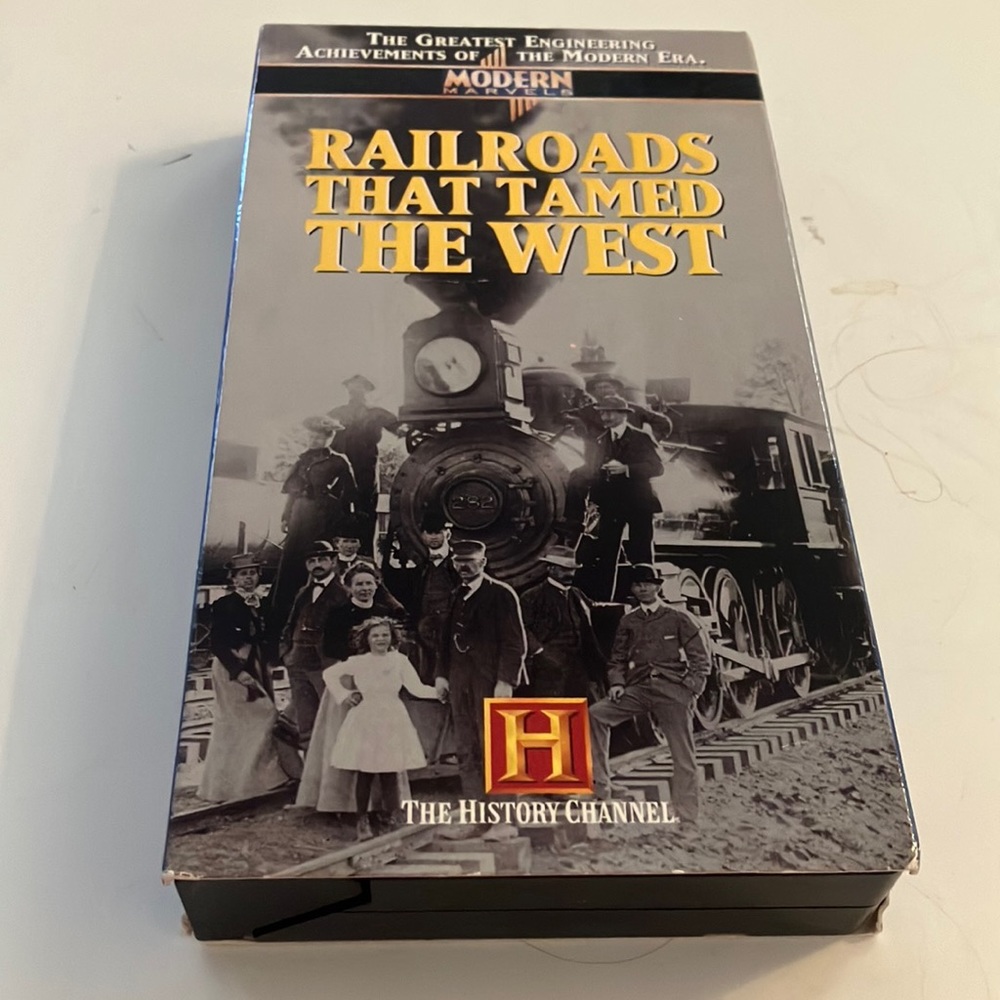Railroads that tamed the west vhs